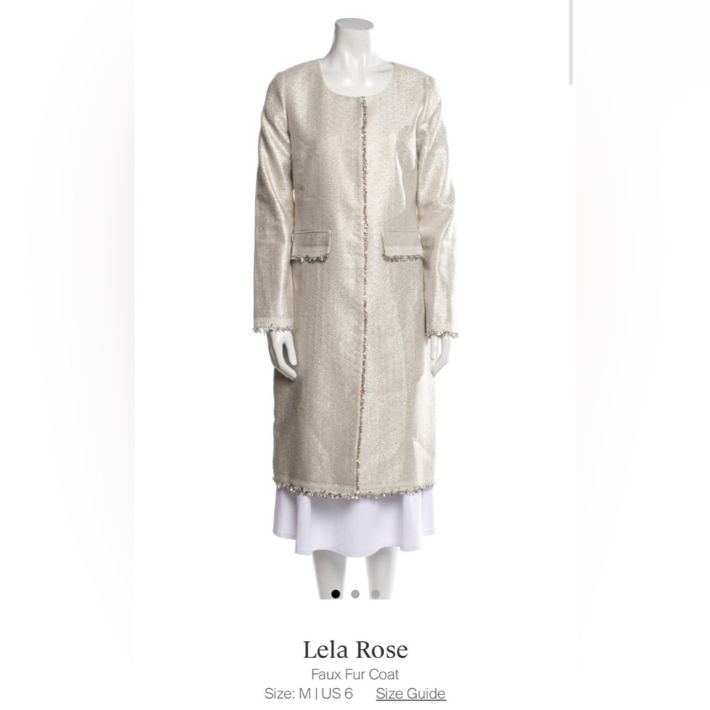 Lela Rose Faux Fur Coat